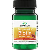 Supplemelts Biotin - Natural Cherry Flavor