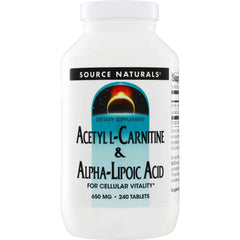 Acetyl L-Carnitine & Alpha Lipoic Acid