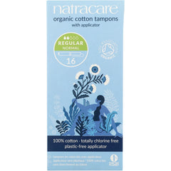 Organic Cotton Tampons with Applicator - Regular