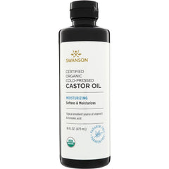 Certified Organic Cold-Pressed Castor Oil