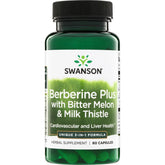 Berberine Plus with Bitter Melon & Milk Thistle - 3-in-1 Formula