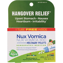 Nux Vomica Meltaway Pellets - 3 Tubes