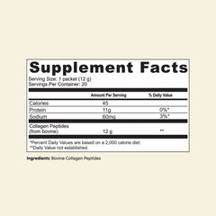 Grass-Fed Bovine Collagen Peptides - Unflavored