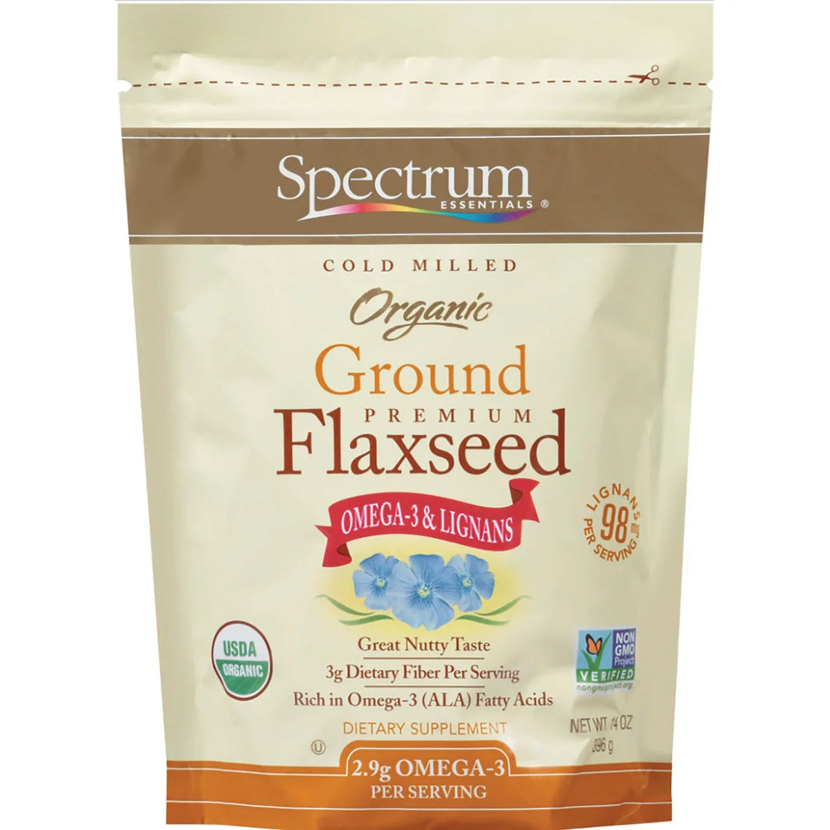 Organic Ground Premium Flaxseed