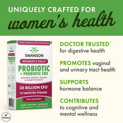 Women's Daily Probiotic + Prebiotic FOS