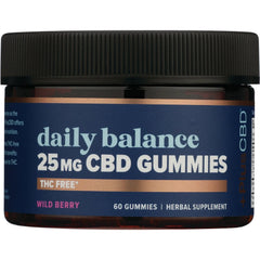 Daily Balance CBD Gummies - Wild Berry
