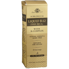 Sublingual Liquid B-12 with B-Complex