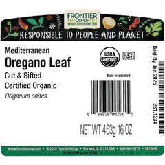 Organic Cut & Sifted Mediterranean Oregano Leaf