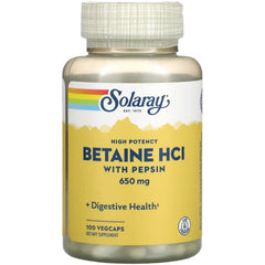 High Potency Betaine HCl with Pepsin
