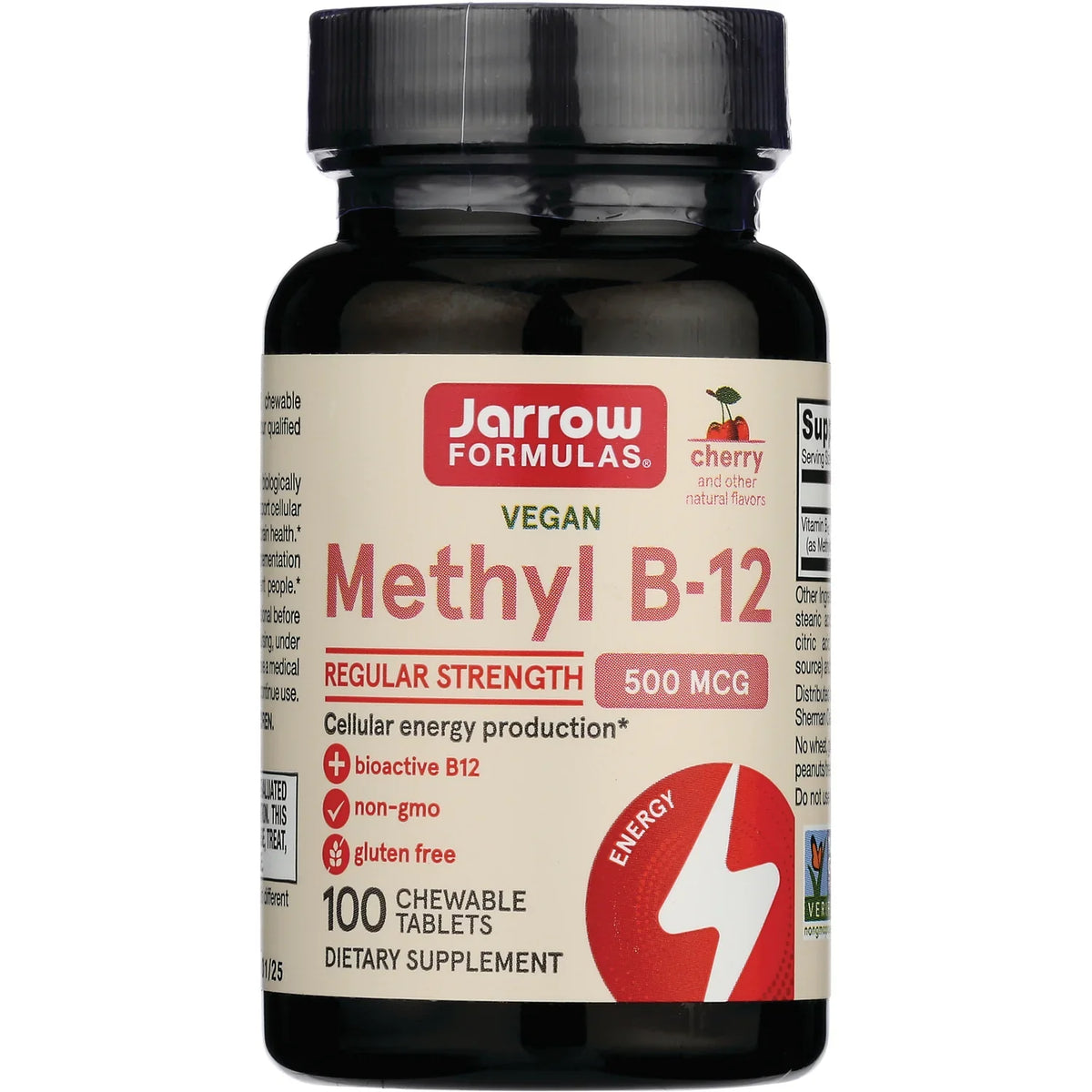 Vegan Methyl B-12 Regular Strength - Cherry