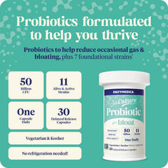 SubCulture Probiotic for Bloat