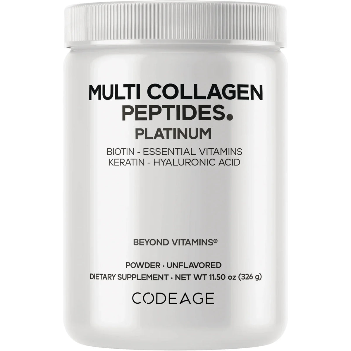 Multi Collagen Peptides Platinum - Unflavored