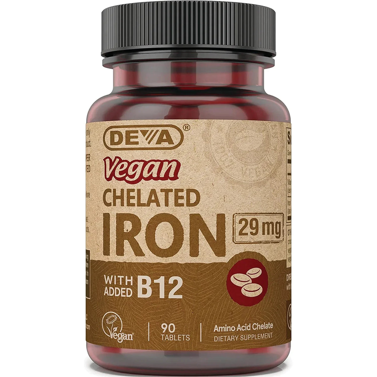 Vegan Chelated Iron with Added B12
