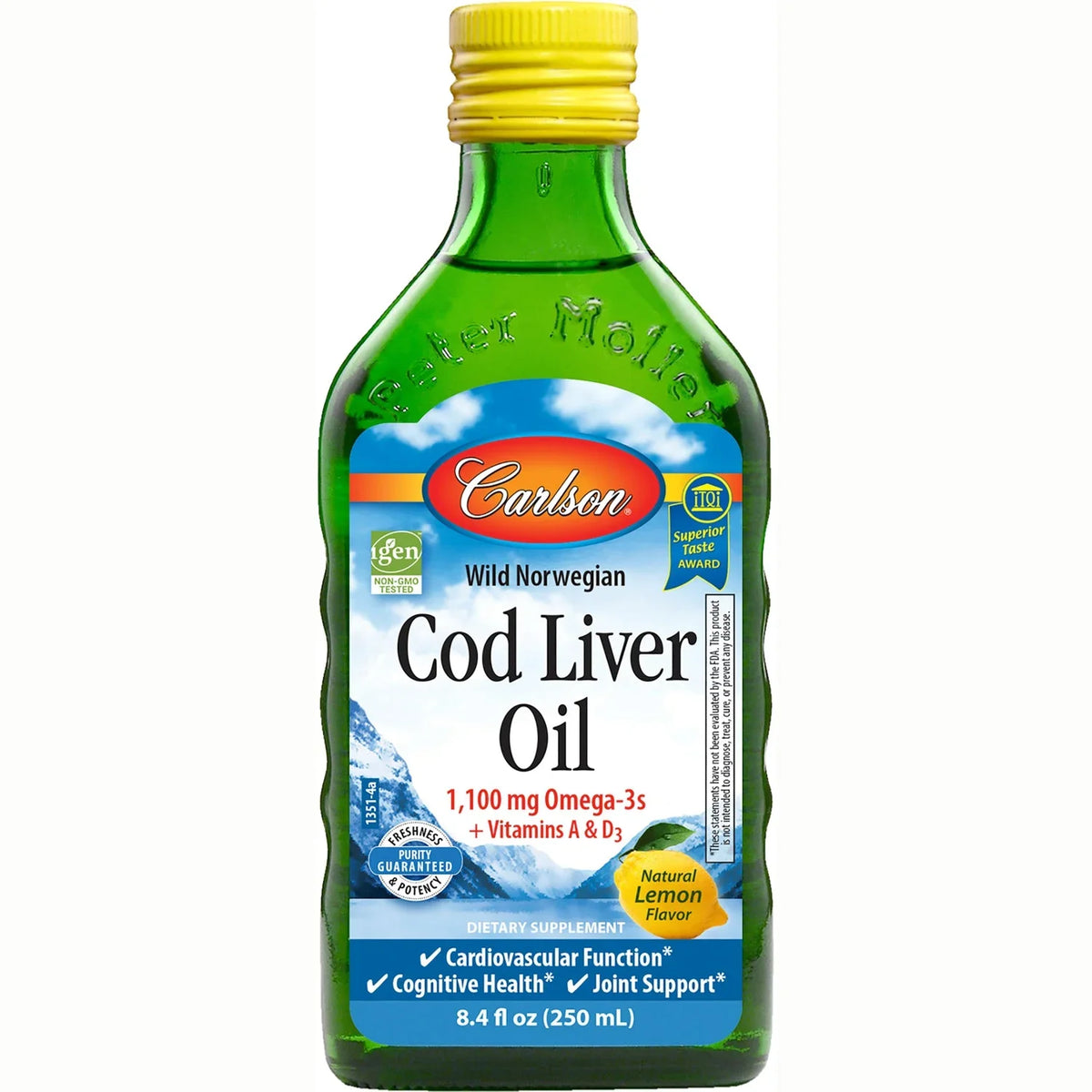 Wild Norwegian Cod Liver Oil - Lemon
