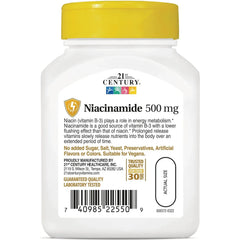 Prolonged Release Niacinamide