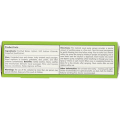 Natural Saline Nasal Spray - Daily Relief