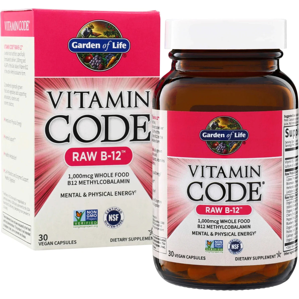 Vitamin Code Raw B-12