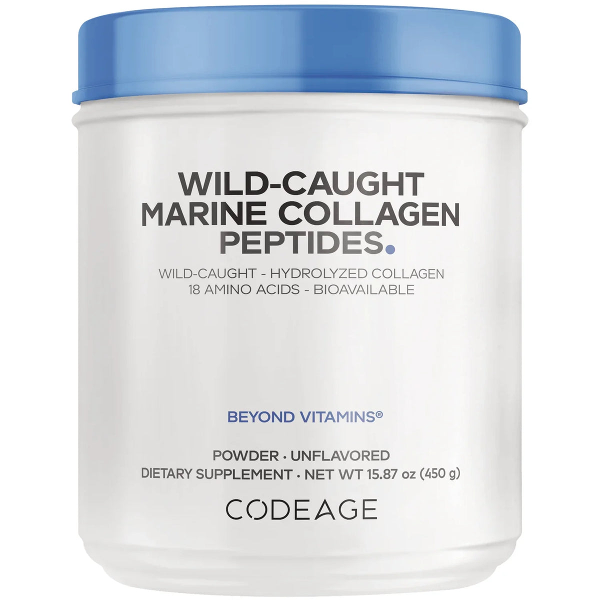 Wild-Caught Marine Collagen Peptides - Unflavored
