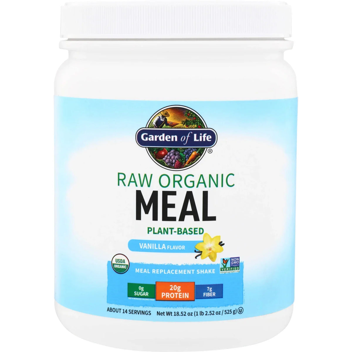 Raw Organic Meal Plant-Based - Vanilla