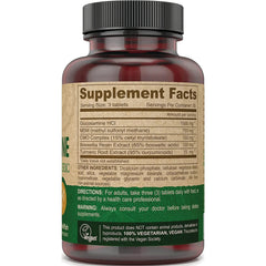 Vegan Glucosamine MSM-CMO-Turmeric