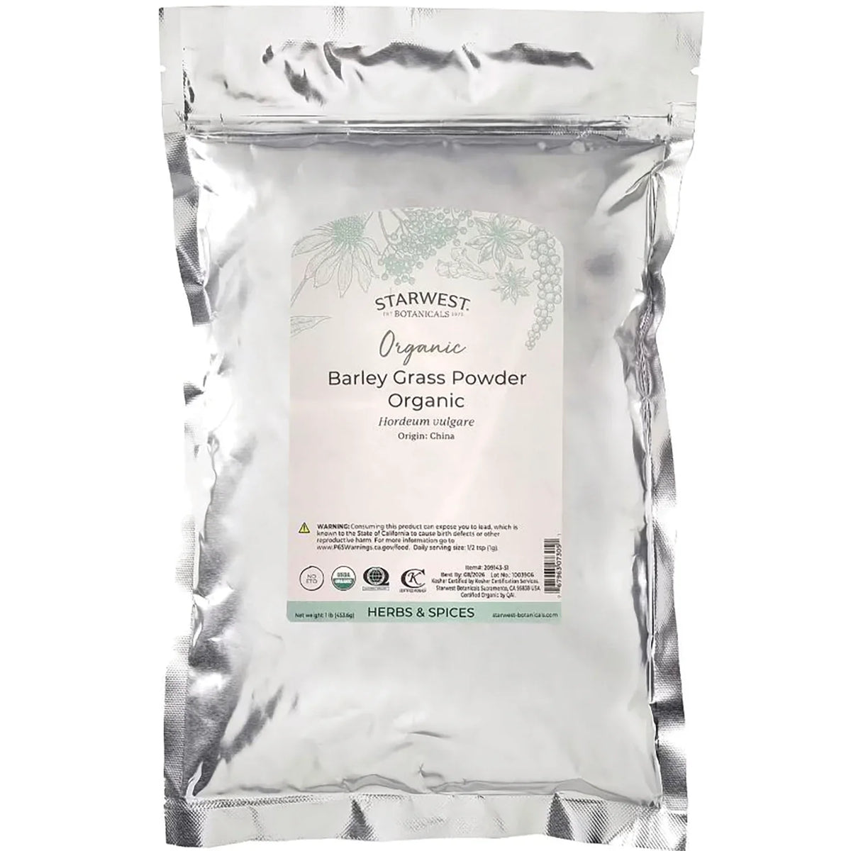Barley Grass Powder Organic