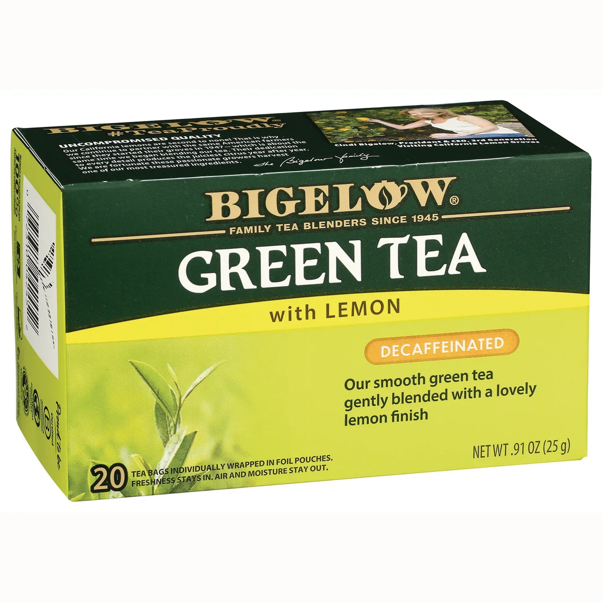 Green Tea with Lemon Decaffeinated