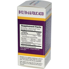 B-12 Cyanocobalamin with B-6 & Folic Acid