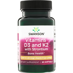Vitamins D3 and K2 with Strontium