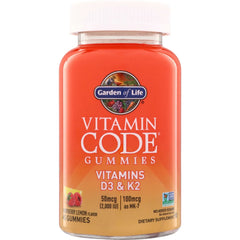 Vitamin Code Gummies Vitamins D3 & K2 - RaspberryLemon