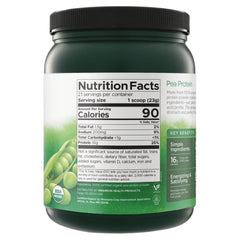 100% Organic Pea Protein Powder - Non-GMO Unflavored