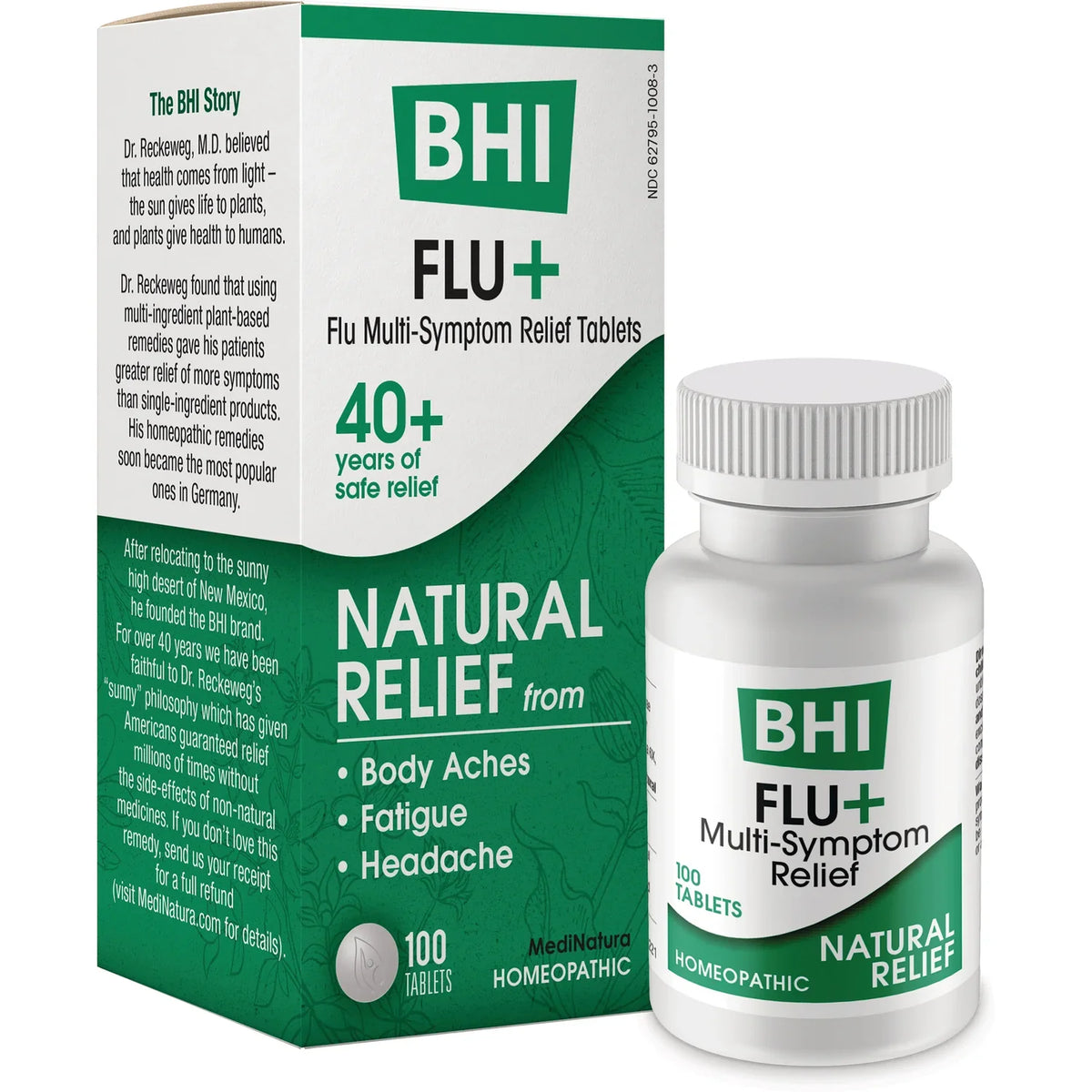 BHI Flu+ Multi-Symptom Relief Tablets