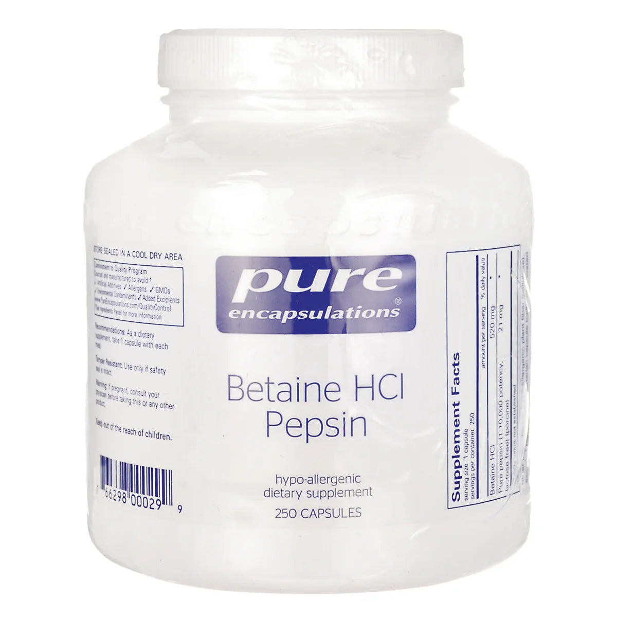 Betaine HCl Pepsin
